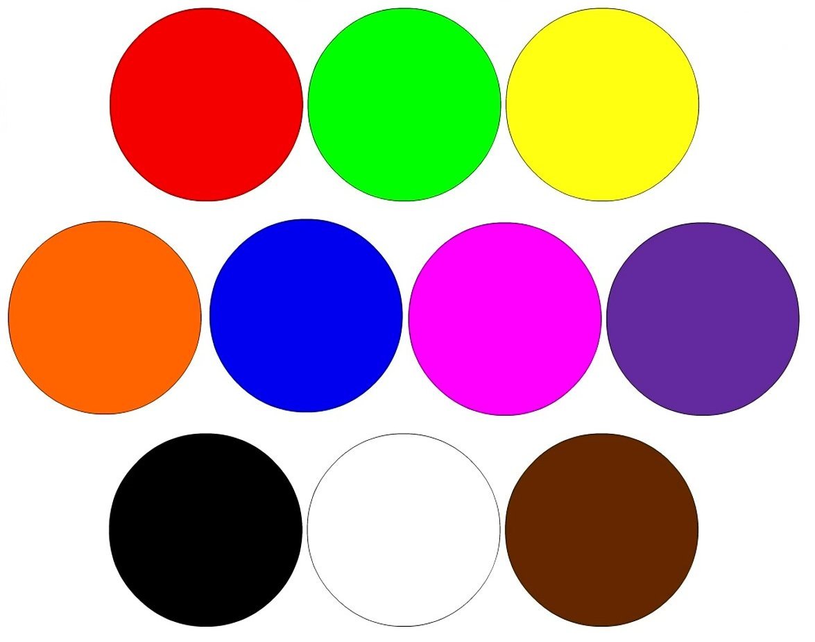 Colors (10 basic)