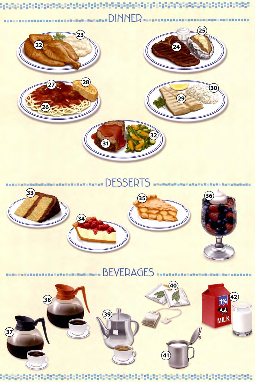 A Coffee Shop Menu 2